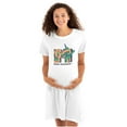 thumbnail image 1 of Retro MTV Tropical Hummingbird Logo Women's Maternity Dress Brisco Brands M, 1 of 3