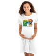 thumbnail image 1 of Retro MTV Tropical Parrot Logo Women's Maternity Dress Brisco Brands M, 1 of 3