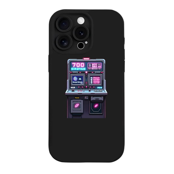 Retro Machine Design iPhone 15 Pro Case - Lightweight Yellowing Resistant Nostalgic Aesthetic with ' 700 ' and ' ZIP STYLE ' Display