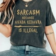 thumbnail image 1 of Retro Magic Wand Shirt Sarcasm Because  Shirt Washed Tee Cotton Shirt Women Y2K Tops Girl Clothing, 1 of 1