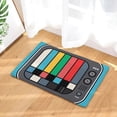thumbnail image 1 of Retro Magnetic Tape Design Rugs Washable Non-Slip Doormat Foot Mat Super Soft Thicken Carpet for Living Room Bedroom Kid's Room, 1 of 4
