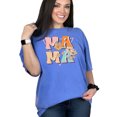 thumbnail image 1 of Retro Mama, Flowers Art Mother's Day, Flo Blue Comfort Colors T-Shirt, Large, 1 of 1