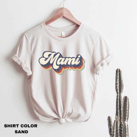 Retro Mami Shirt: Spanish Mama Tee, New Mom Gift, Unisex T-Shirt