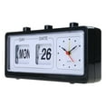 thumbnail image 1 of Retro Manual Flipped Calendar Alarm Clock Battery Operated for Home Aesthetic, 1 of 8