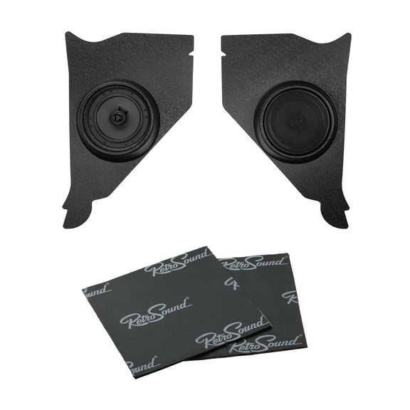 Retro Manufacturing Kick Panels with Standard Speakers and Sound Dampening KPC035556-62-M