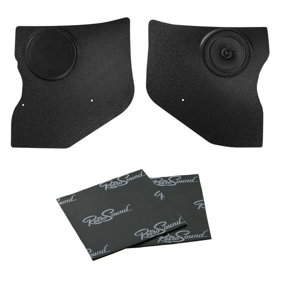 Retro Manufacturing Kick Panels with Standard Speakers and Sound Dampening KPC416162-62-M