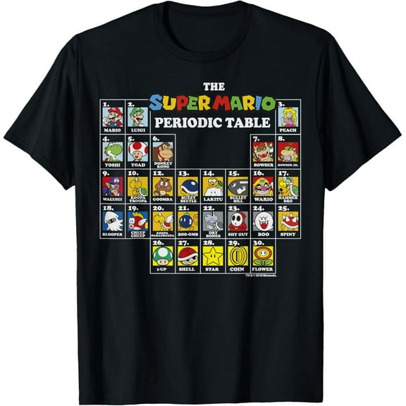 Retro Mario Graphic Tee – Classic Video Game Character Shirt