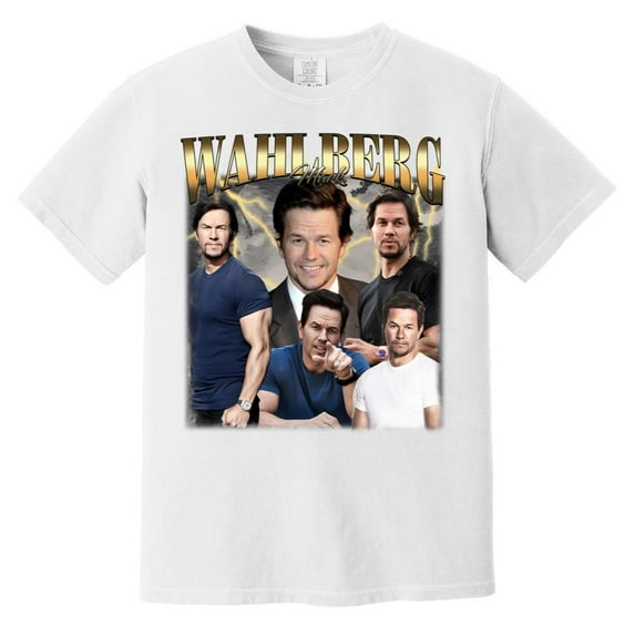 Retro Mark Wahlberg 90s Actor Musician Fan Graphic Tee Comfort Color T-Shirt