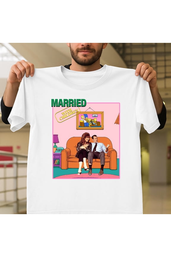 Retro Married With Children 90s TV Show Al Bundy, No Ma'am Fan V50418, for Men and Women, up to Size 5XL