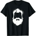thumbnail image 1 of Retro Masculine Male Beard - Vintage Men Full Beard T-Shirt, 1 of 4