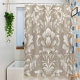 thumbnail image 1 of Retro Medieval Totem Shower Curtain for Bathroom, Abstract Flowers Turkish Pattern Waterproof Shower Curtains Washable Quick Dry with Hooks Bathtub Curtains 60x72IN, 1 of 9