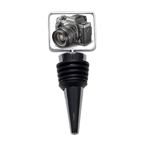 Retro Medium Format Photography Camera Wine Bottle Stopper Cap Plug