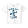 thumbnail image 1 of Retro Mega Man Running and Gunning Toddler Boy Girl T Shirt Infant Toddler Brisco Brands 18M, 1 of 6