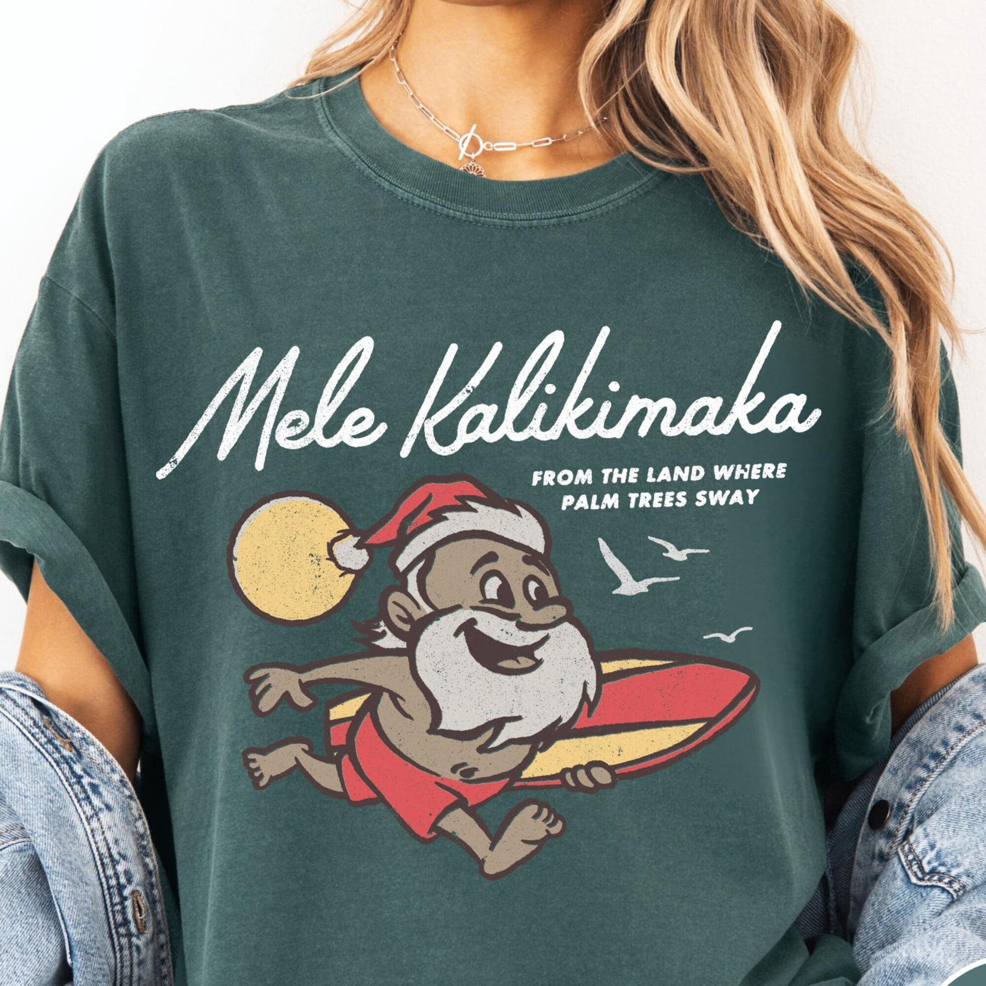 Retro Mele Kalikimaka Christmas Shirt Christmas Shirt Hawaiian