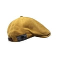 thumbnail image 1 of Retro Men Cotton Ivy Flat Cap Newsboy Adjustable Beret Driving Cabbie Hat K0C8, 1 of 1