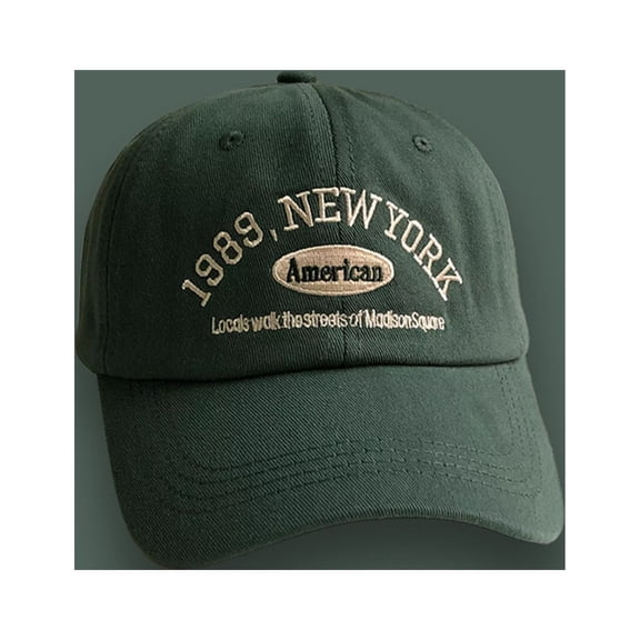 Retro Men's And Women's Baseball Caps Street Lettered Embroidery Retro Flat Cap