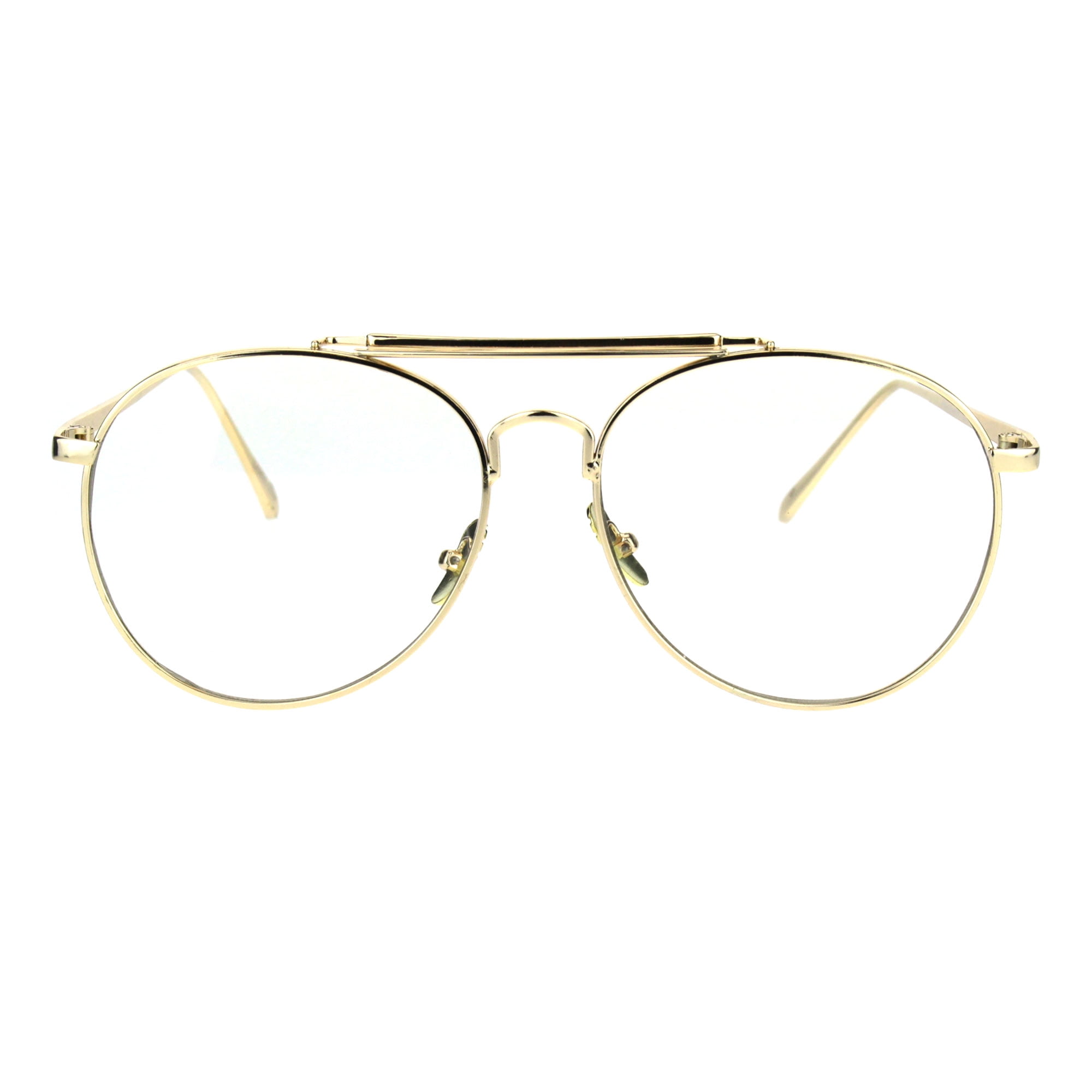 Retro clear aviator glasses hotsell