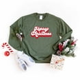 thumbnail image 1 of Retro Merry Christmas | Sweatshirt, 1 of 5