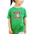 thumbnail image 1 of Retro Merry Christmas Unisex Shirt for Women and Men Vintage Inspired Distressed Santa Tee Vintage Green Shirt 4T, 1 of 5
