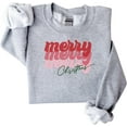 thumbnail image 1 of Retro Merry Merry Christmas Sweatshirt, Christmas Shirt, Merry Christmas Sweatshirt Unisex Sweatshirt for Women Christmas Sweatshirt, 1 of 4