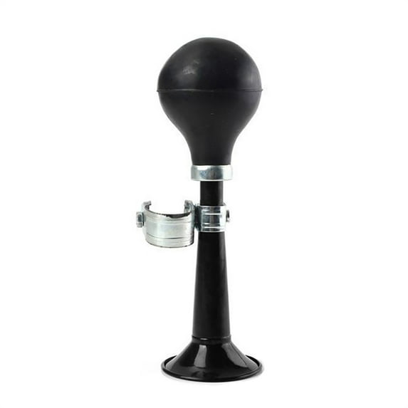 Retro Metal Bike Horn with Rubber Bulb - Classic 5.5cm Bugle-Style Bicycle Bell for Kids and Adults (Vintage Cycle Accessory)