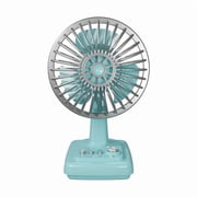 Retro Metal Desktop Fan USB Charging 3 Adjustable Speeds for Study Office