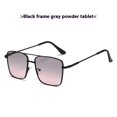 thumbnail image 1 of Retro Metal Frame Sunglasses For Cycling And Stage Performance With Ocean Lens Design Glasses For Outdoors Use, 1 of 3