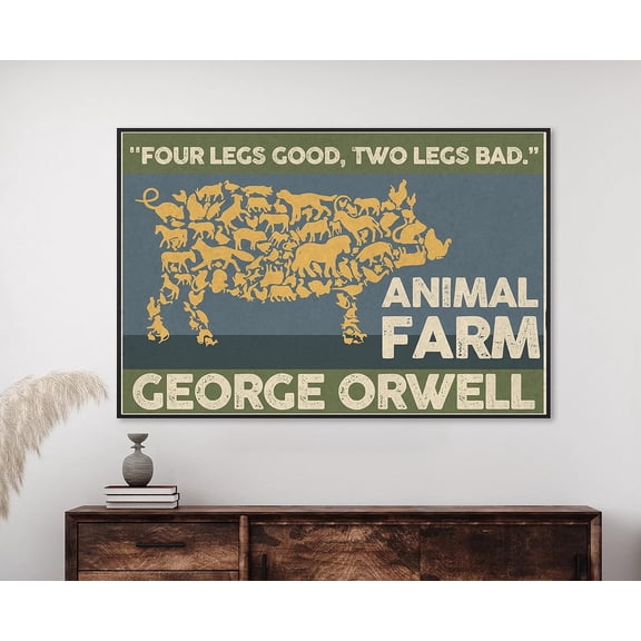 Retro Metal Tin Sign Animal Farm Pig Poster Rustic Wall Decor 8 x 12 Inches