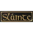 thumbnail image 1 of Retro Metal Tin Sign 'Slainte Cheers' Irish Decor 6x16 Inch, 1 of 4