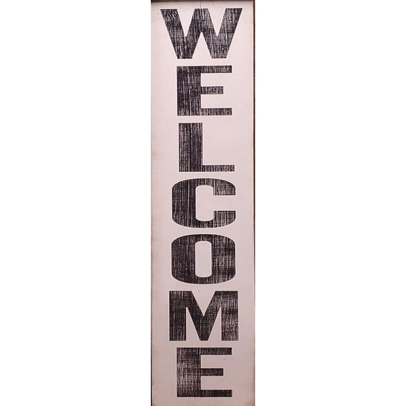 Retro Metal Tin Sign Welcome Signs, Vertical Welcome Signs, Entrance Signs, Farmhouse Signs, Custom Signs Sign Funny Home Cave Garage bar Wall Decoration Vintage Metal Sign 4"x16"