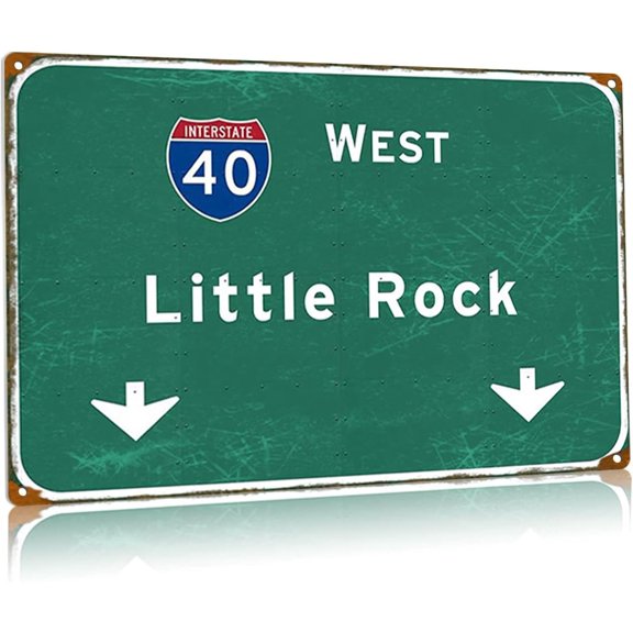 Retro Metal Tin Signs Los Angeles Lax Airport I-105 W Interstate Direction Signage Highway Freeway Wall Decor Club Office Home Tin Sign Plaques 8x12 Inch