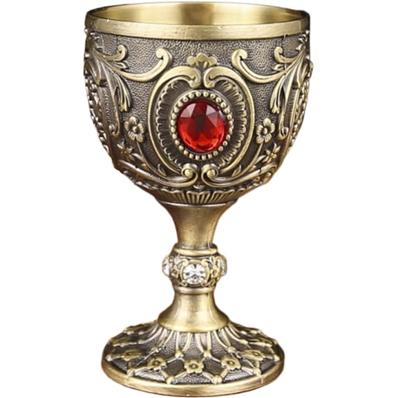 Retro Metal Wine Glasses - 30ml European Style Liquor Chalice, Perfect for Friends, Cocktail, Tequila, Vodka, Brandy, Sake, Elegant Drinkware for Kitchen Bar, Holiday, Wedding, Party, Birthday Use