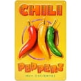 thumbnail image 1 of Retro Metal tin Sign Chili Peppers Spicy Food Muy Caliente Sign Funny Home Cave Garage bar Wall Decoration Vintage Metal Sign 8 x 12 inch, 1 of 5