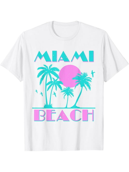 Vintage Retro Miami Florida 70'S 80'S Style Women T-Shirt Vintage Retro Miami Florida 70'S 80'S Style Women T-Shirt