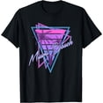 thumbnail image 1 of Retro Miami Beach Shirt Vintage 80s Beach Souvenir T-Shirt Black Large, 1 of 4