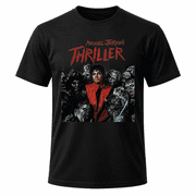Retro Michael J T-Shirt, Vintage King Of Pop Famous Music Thriller MJ Shirt