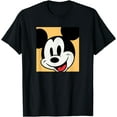 thumbnail image 1 of Retro Mickey Boxed Portrait Cartoon DTG Print Unisex T-Shirt, 1 of 5