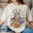 thumbnail image 1 of Retro Mickey & Friends with Signs Halloween Comfort Colors Shirt, Mickey's Not So Scary Halloween Party Tee, Halloween Party Trip 2025 Shirt, 1 of 5
