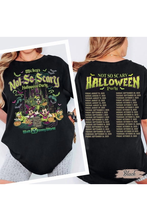 Retro Mickey's Not So Scary Halloween Party 2025 Shirt, Mickey & Friends 2025 Halloween Shirt, Disney Halloween Party Shirt