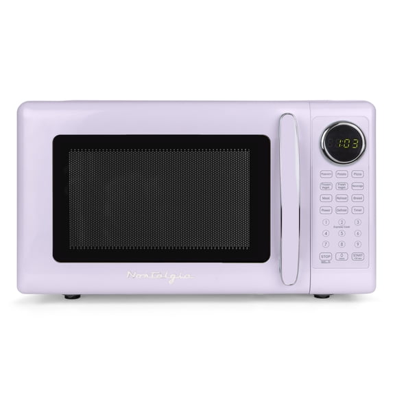 Nostalgia Retro 0.7 cu. ft. Countertop Microwave, Lavender
