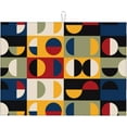 thumbnail image 1 of Retro Mid Century Modern Kitchen Drying Mat Microfiber Dish Drainer Mat for Kitchen Counter Absorbent Reusable Washable 18x24 Inch, 1 of 5