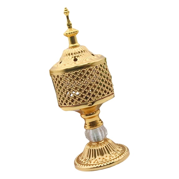 Retro Middle Eastern Type Metal Incenses Burning Holder Perfect For Home Fragrant or Stand