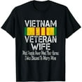 thumbnail image 1 of Retro Military Family Vietnam Veteran Wife Gift T-Shirt, 1 of 4