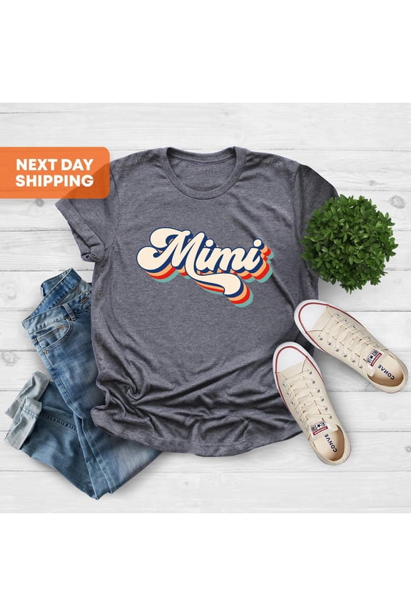 Retro Mimi Shirt, Mothers Day Shirt, Mimi Shirt, Grandma, Promoted to Mimi T-shirt, Mimi Life Tee, New Mimi Shirt, Mimi Birthday All Size S-5Xl