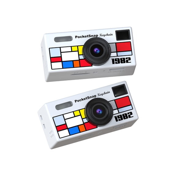 Retro Mini Digital Camera, 1080P HD Photo Video Recorder, Ultra-Lightweight Pocket Cam (White)