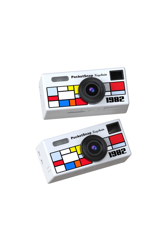 Retro Mini Digital Camera, 1080P HD Photo Video Recorder, Ultra-Lightweight Pocket Cam (White)