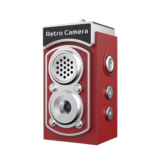 Retro Mini Digital Camera, Compact Portable Camera with High-Definition ...