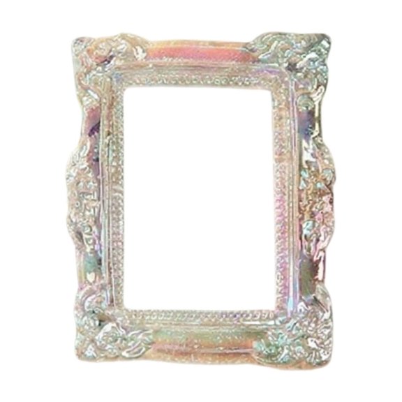 Retro Mini Embossed Small Photo Frame Border Repeat 2 Decorative Intricate For Shelves Desks