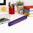 thumbnail image 1 of Retro Mini Zip Transparent Mesh Pencil Case, Vintage-Tone Nylon Net Pouch for Students, Clear Window Pencil Bag for Rulers Pens and Exam Supplies, 8.7x1.6 Inch, For Campus and Office, 1 of 6