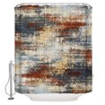 thumbnail image 1 of Retro Minimalist Art Bathroom Shower Curtains with 12 Hooks Waterproof Shower Curtain for Stalls and Bathtubs Abstract Bohemia Aesthetics Brown Beige Decorative Bathroom Privacy Curtain 36x78 Inches, 1 of 9